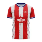 Camiseta personalizada em sublimação gola redonda com recorte dryfit